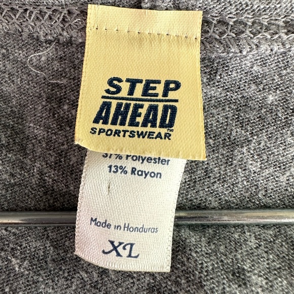 Nebraska Cornhuskers Huskers Gray Hooded Kangaroo Pocket Jersey Top Large - Picture 9 of 13